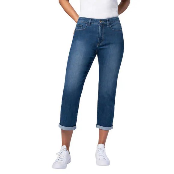 Santana Women's High Rise, Slim Jeans, Size 14 - Picture 1 of 5